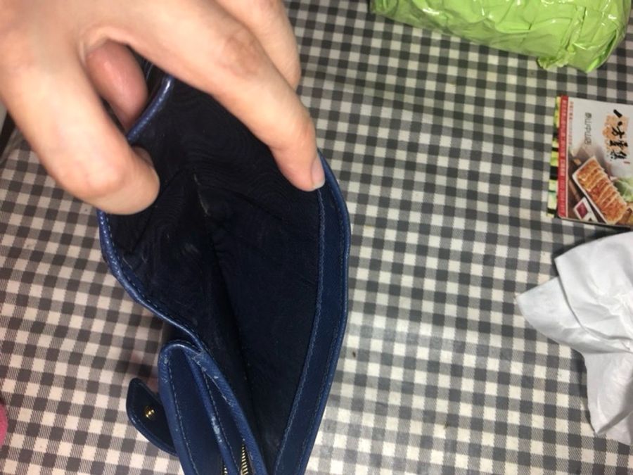 Prada/Saffiano/牛皮/皮夾/二手/正品/精品-7