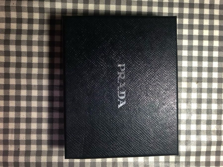 Prada/Saffiano/牛皮/皮夾/二手/正品/精品-8