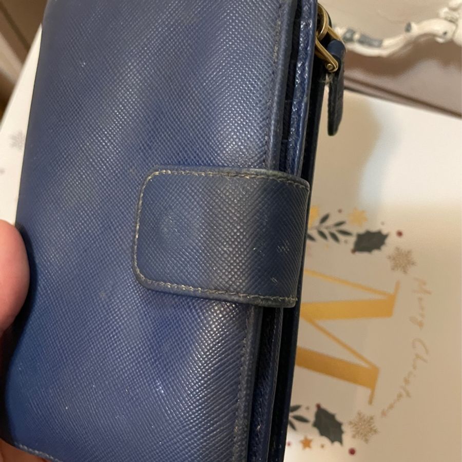 Prada/Saffiano/牛皮/皮夾/二手/正品/精品-15