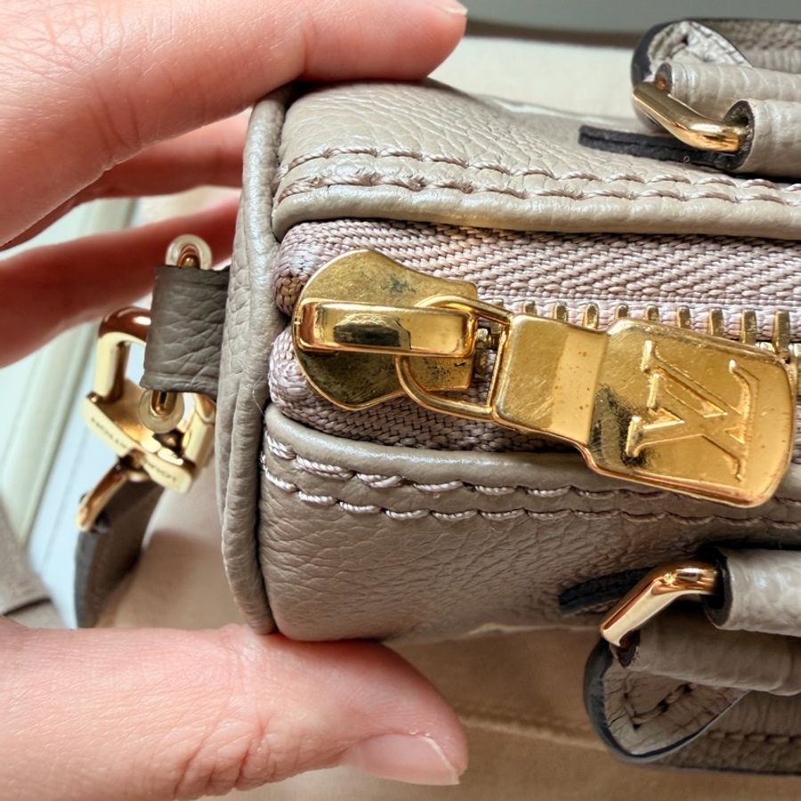 (二手)LV Louis Vuitton Nano Speedy 大象灰 台灣購證-16