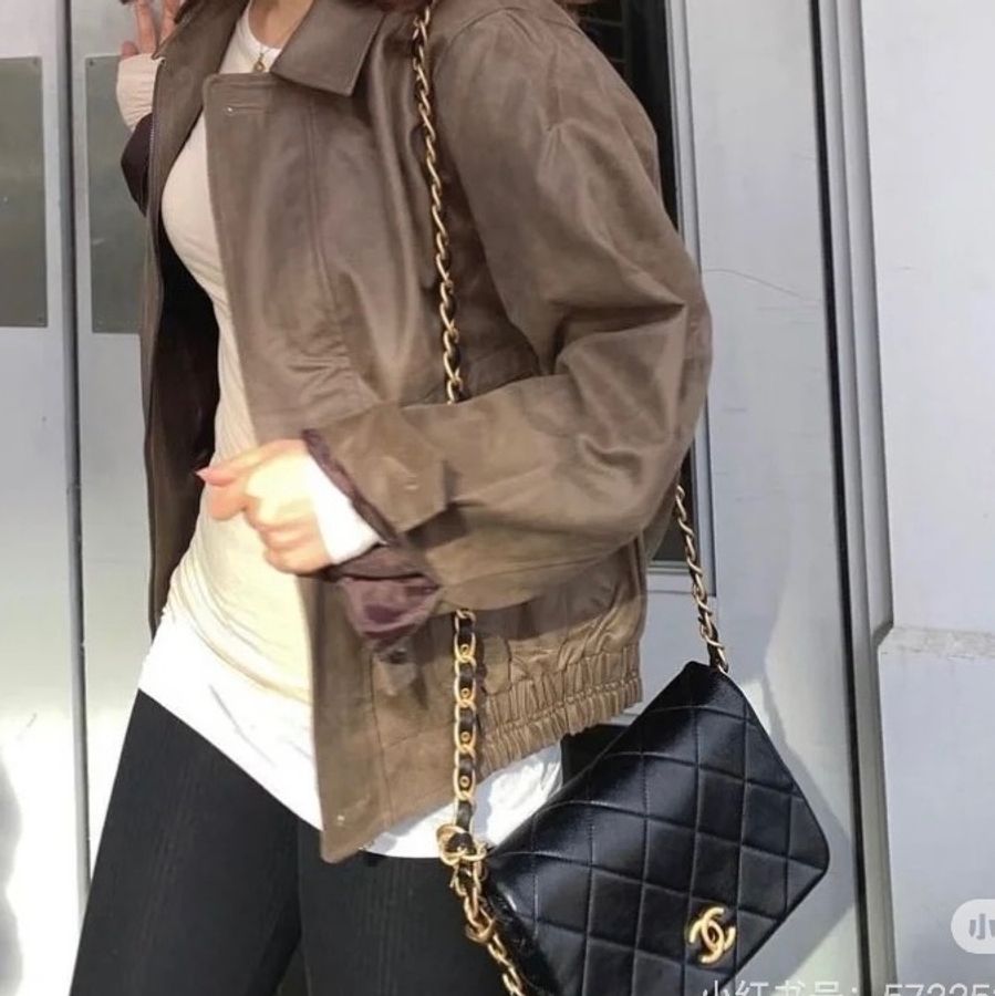 Chanel 小羊皮口蓋包-6