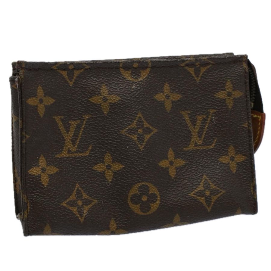 【日本直送】路易威登 Monogram Poche Toilette 15 手拿包 M47546 LV Auth th4338-0