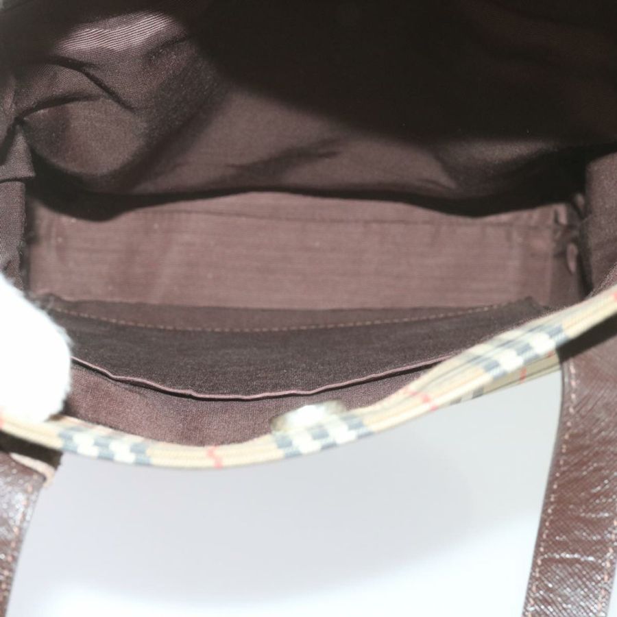 【日本直送】Burberrys Nova 格紋帆布米色單肩包 正品 60870-10