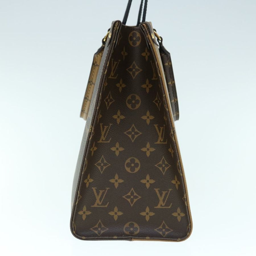 【日本直送】路易威登 Monogram Reverse Giant On The Go MM 手提包 M45321 LV Auth 62896S-2