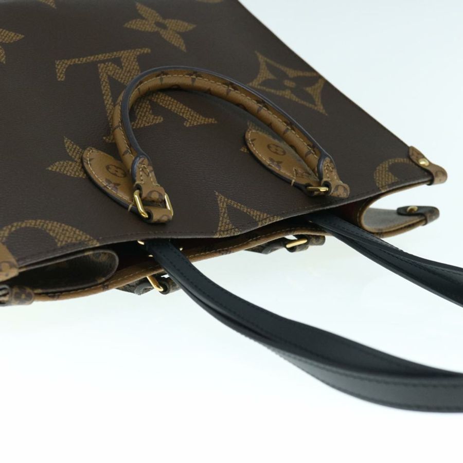 【日本直送】路易威登 Monogram Reverse Giant On The Go MM 手提包 M45321 LV Auth 62896S-5