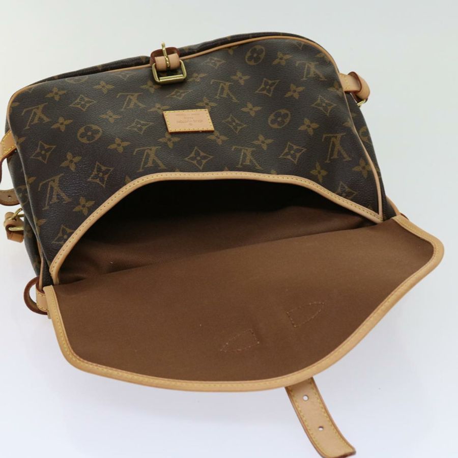 【日本直送】路易威登 Monogram Saumur 30 肩背包 M42256 LV Auth am5564-8