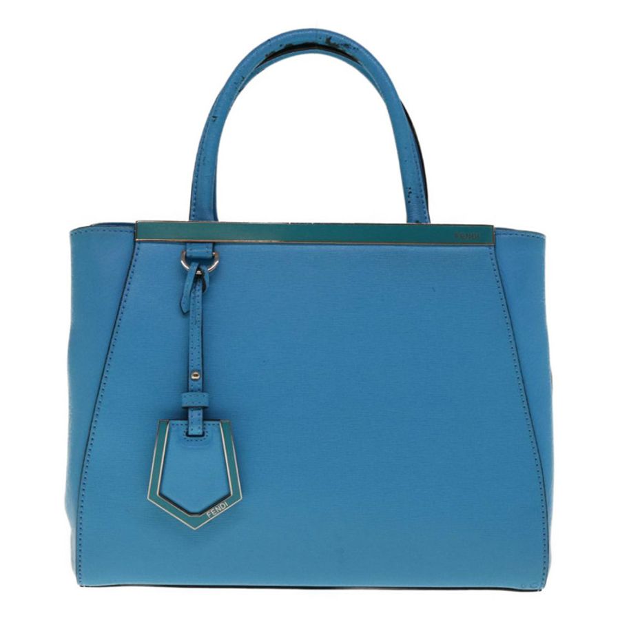 【日本直送】FENDI Petite To Jules 手提包 皮革 兩用 淺藍色 正品 64810-12