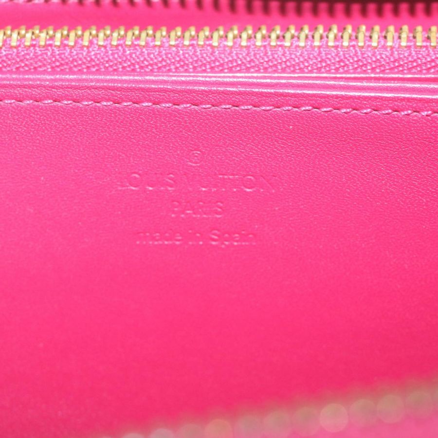 【日本直送】路易威登 Monogram Vernis Zippy 錢包 粉紅色 M93058 LV Auth am5708-16