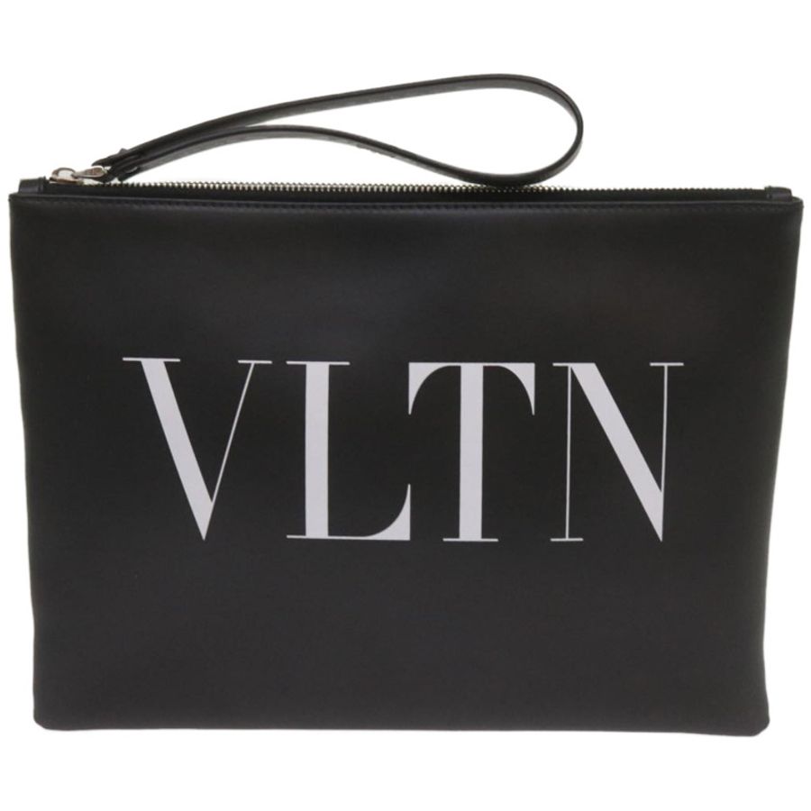 【日本直送】VALENTINO 黑色真皮手拿包 正品 ep3342-12