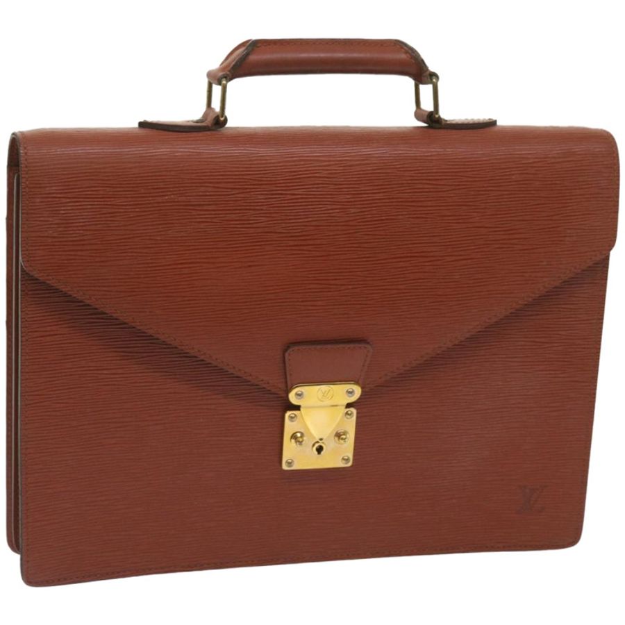 【日本直送】路易威登 Epi Serviette Conseiller 公事包 棕色 M54423 LV 正品 66184-0