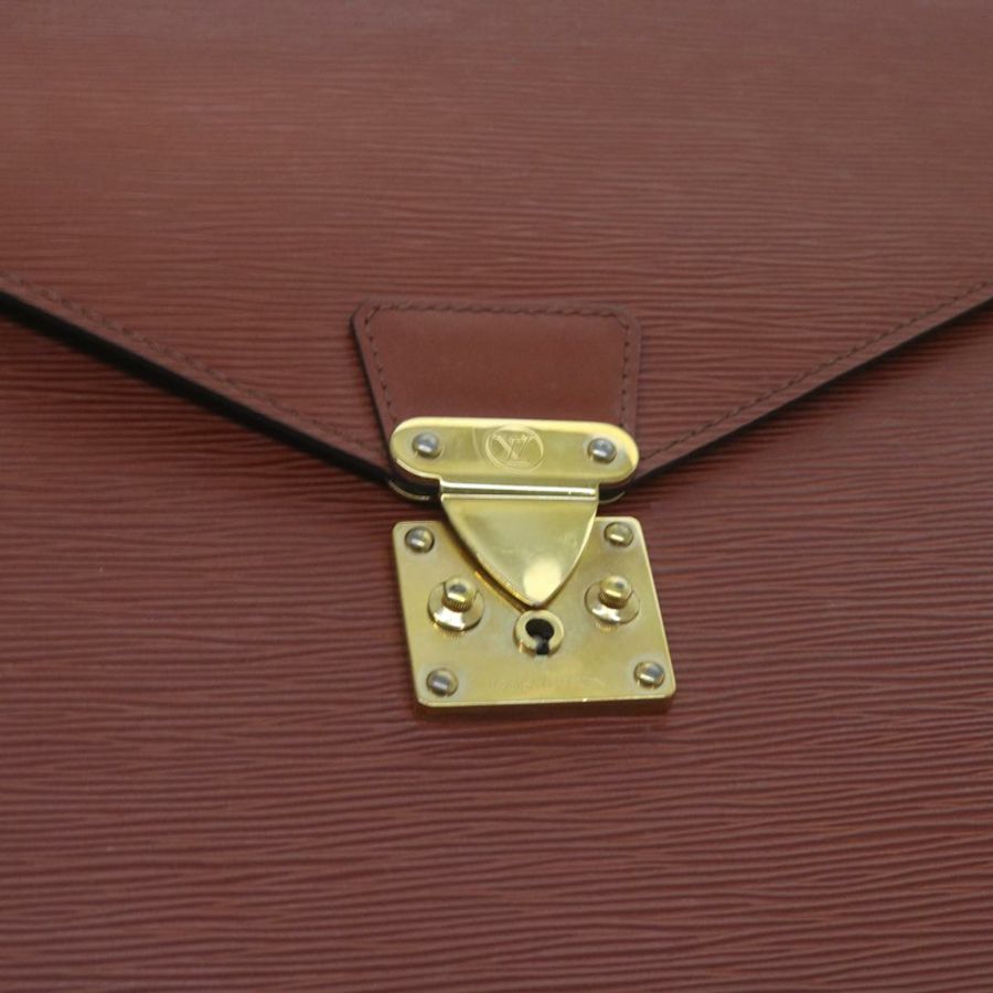 【日本直送】路易威登 Epi Serviette Conseiller 公事包 棕色 M54423 LV 正品 66184-17
