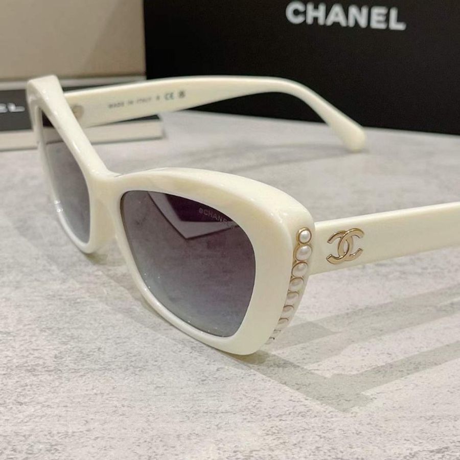 各大明星同款 Chanel 側面珍珠白色 全新-2