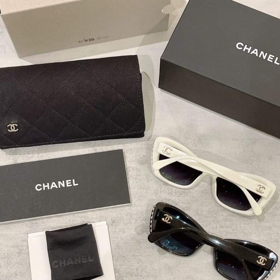 各大明星同款 Chanel 側面珍珠白色 全新-7