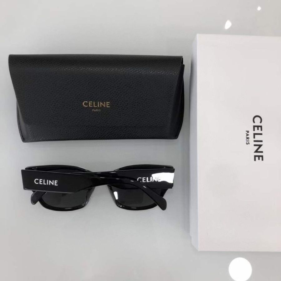 Celine復古墨鏡&白色包包 -6