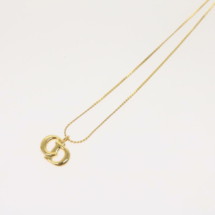 【日本直送】Christian Dior 手鍊項鍊兩件組 金色 Auth am5729-4