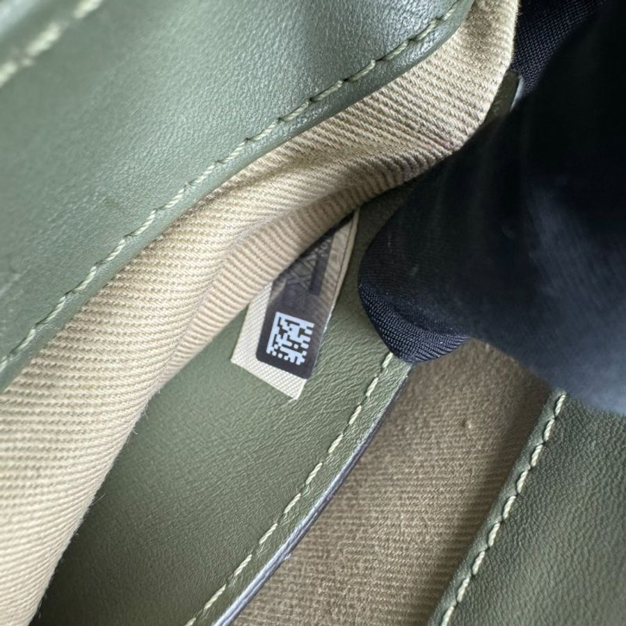 chloe c bag 綠色鱷魚紋 mini-21