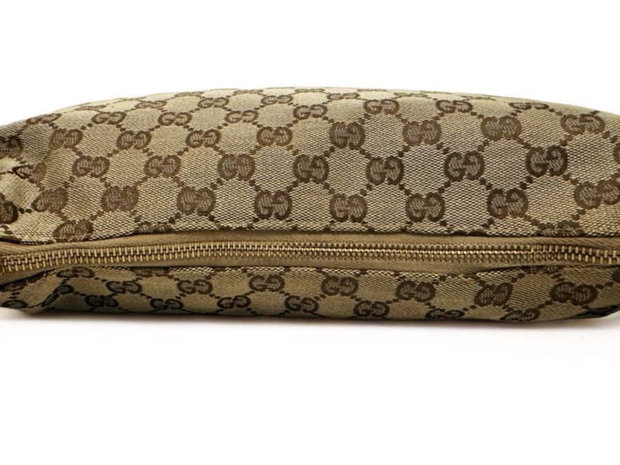 🍒GUCCI Superme Monogram 竹環月牙包/腋下包 2F240410-1-9