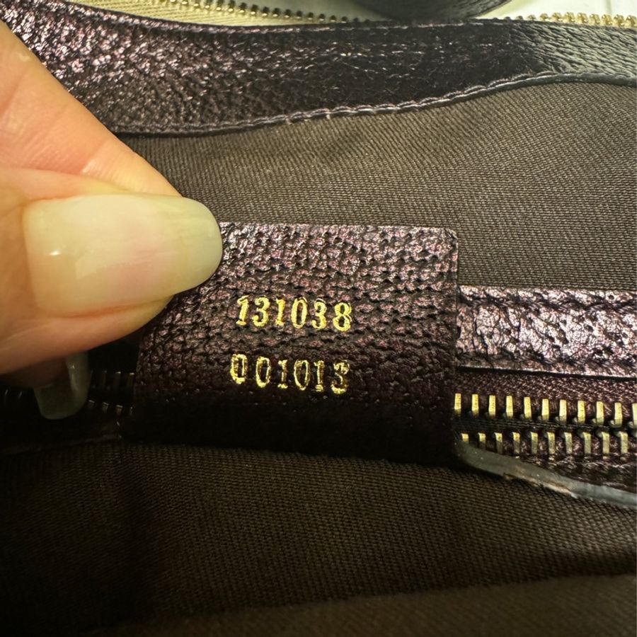 🍒GUCCI Superme Monogram 竹環月牙包/腋下包 2F240410-1-13