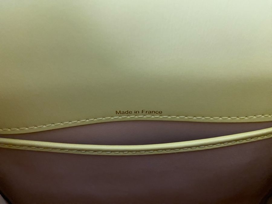 Delvaux Brillant mini雪糕黃 手提包配兩款肩背帶-13