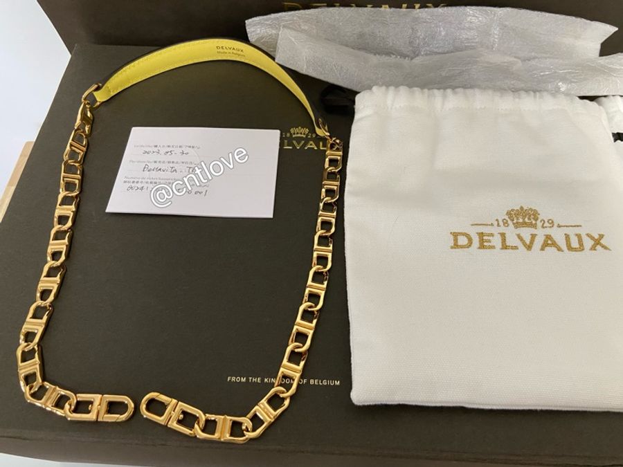 Delvaux Brillant mini雪糕黃 手提包配兩款肩背帶-19
