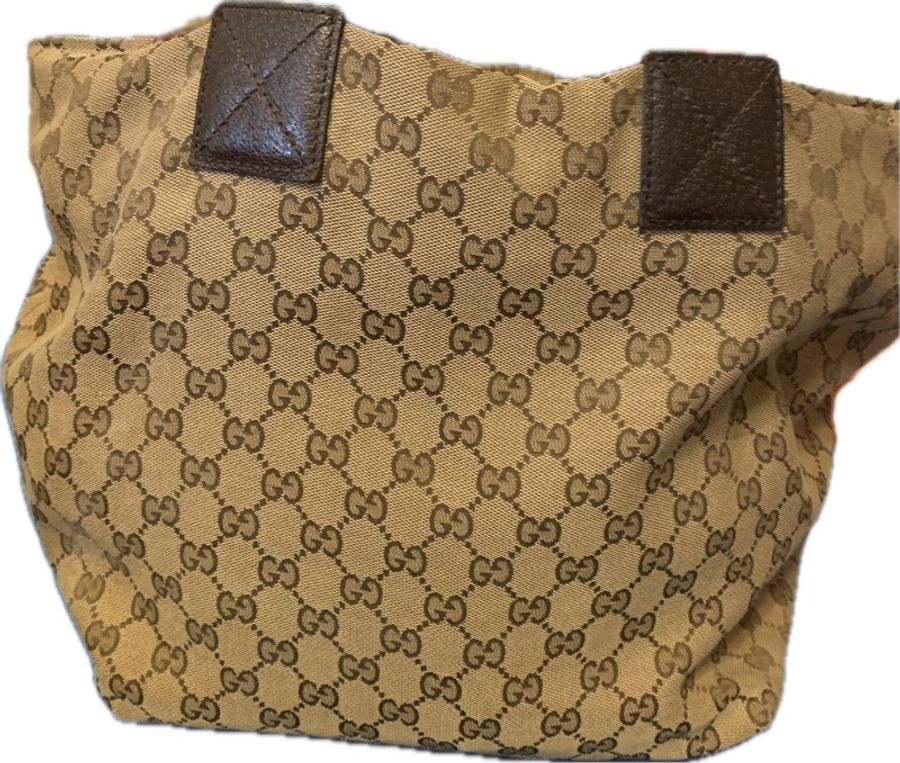 GUCCI 老花經典大托特包-7