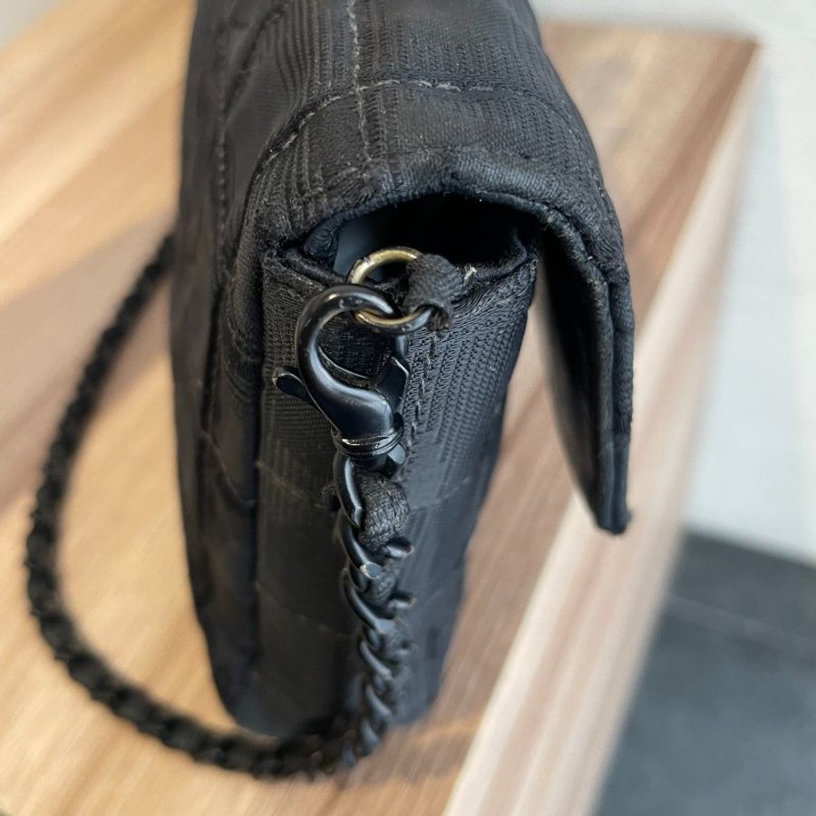 Chanel so black 冰格包/ Travel line 系列/ 腋下包-10