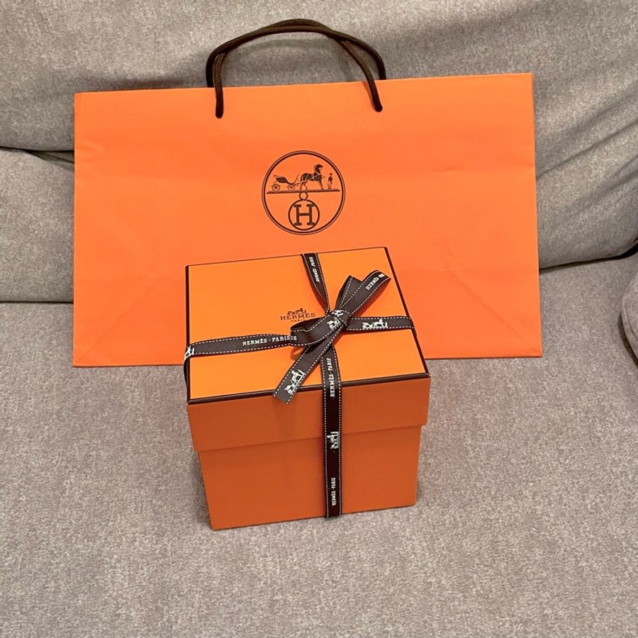 Hermes 馬賽克金色系列 飯碗 一組兩碗-8
