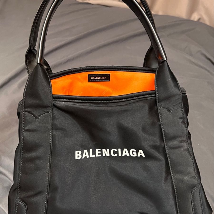 Balenciaga Navy Cabas Bag 限量 limited edition 尼龍 nylon-1