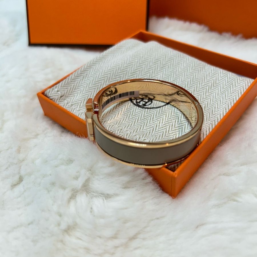 ［全新帶發票］大象灰Hermes Clic H bracelet PM size-8