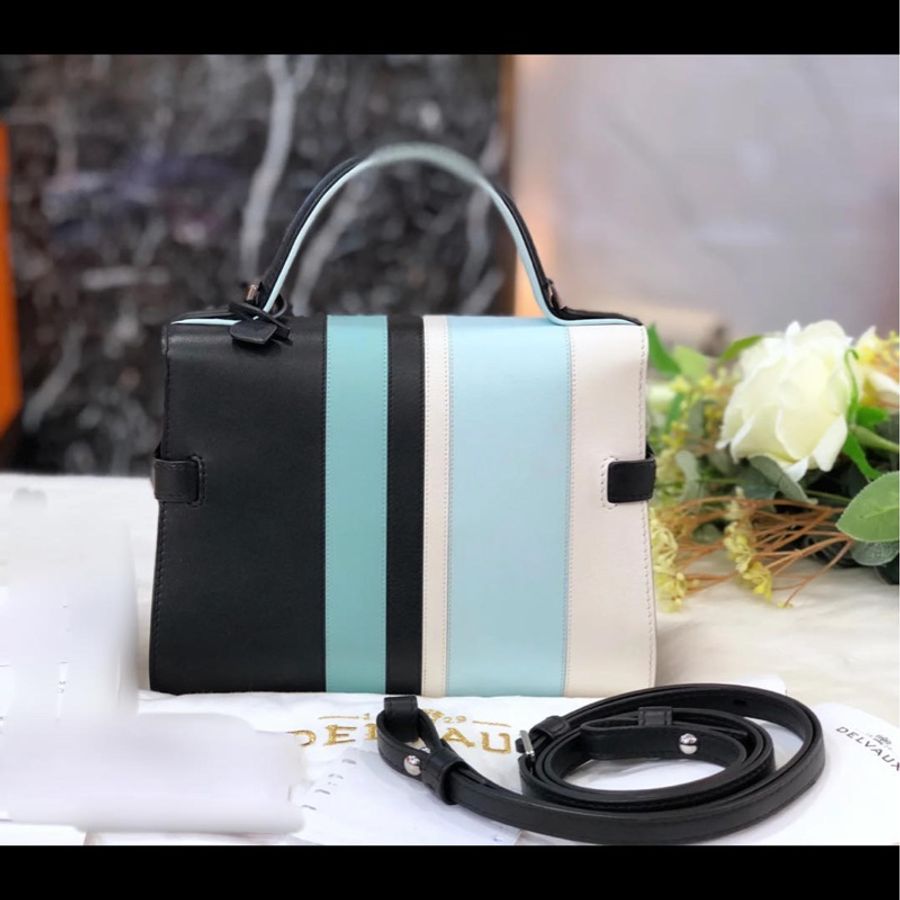 DELVAUX 限量拼色mini包 (可手提 斜背)-12