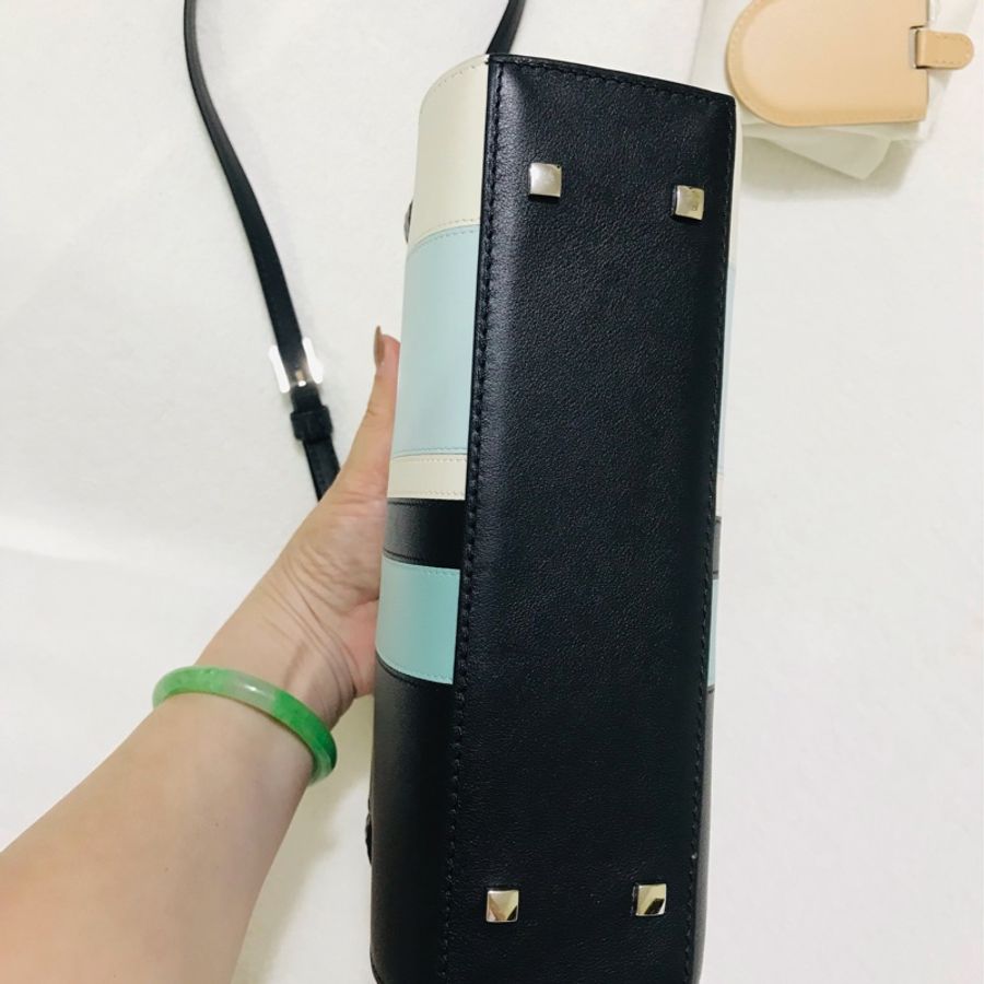 DELVAUX 限量拼色mini包 (可手提 斜背)-14