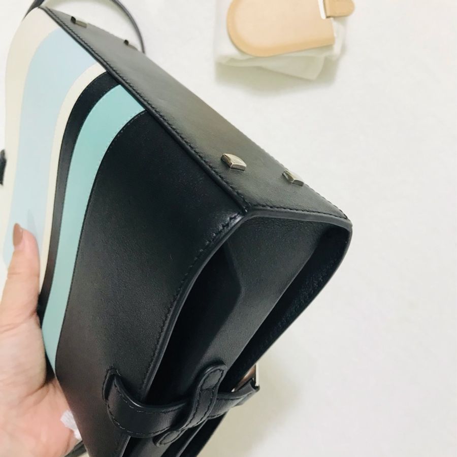 DELVAUX 限量拼色mini包 (可手提 斜背)-18