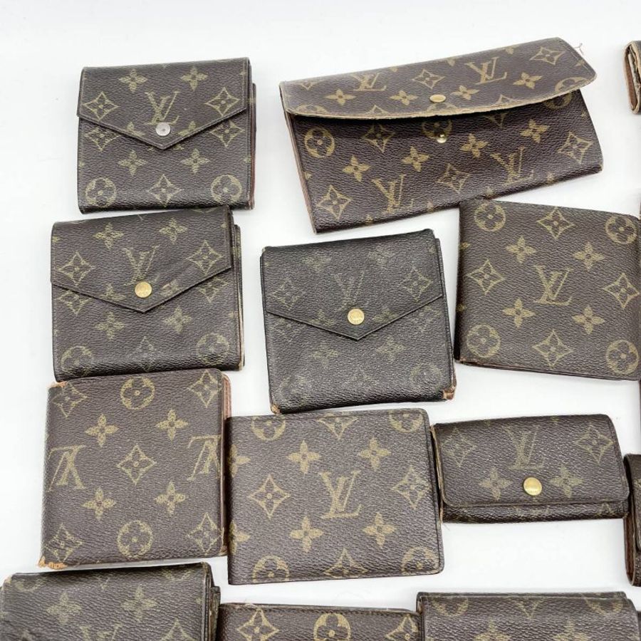 LV路易威登LOUIS VUITTON 超值正品40件/長皮夾折疊皮夾Monogram等-1