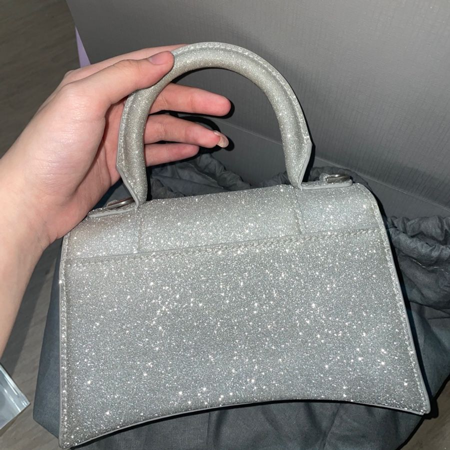 限時特價Balenciaga 巴黎世家 經典沙漏包限定款銀色-2