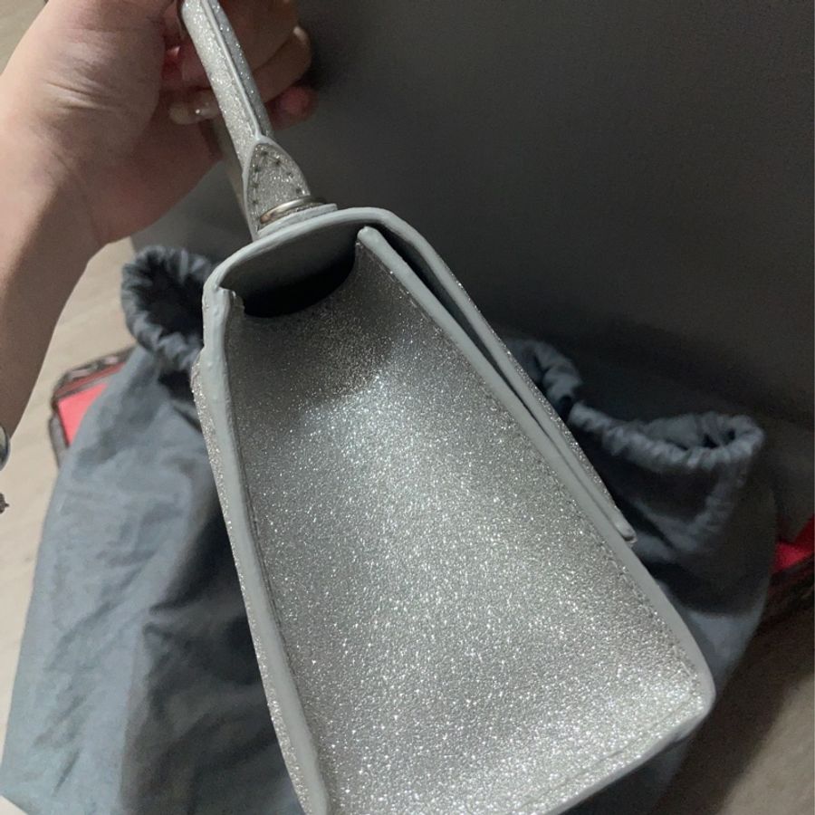 限時特價Balenciaga 巴黎世家 經典沙漏包限定款銀色-7