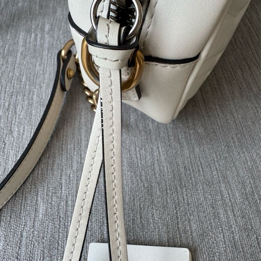 GG Marmont mini shoulder bag 奶油白 迷你相機包-10