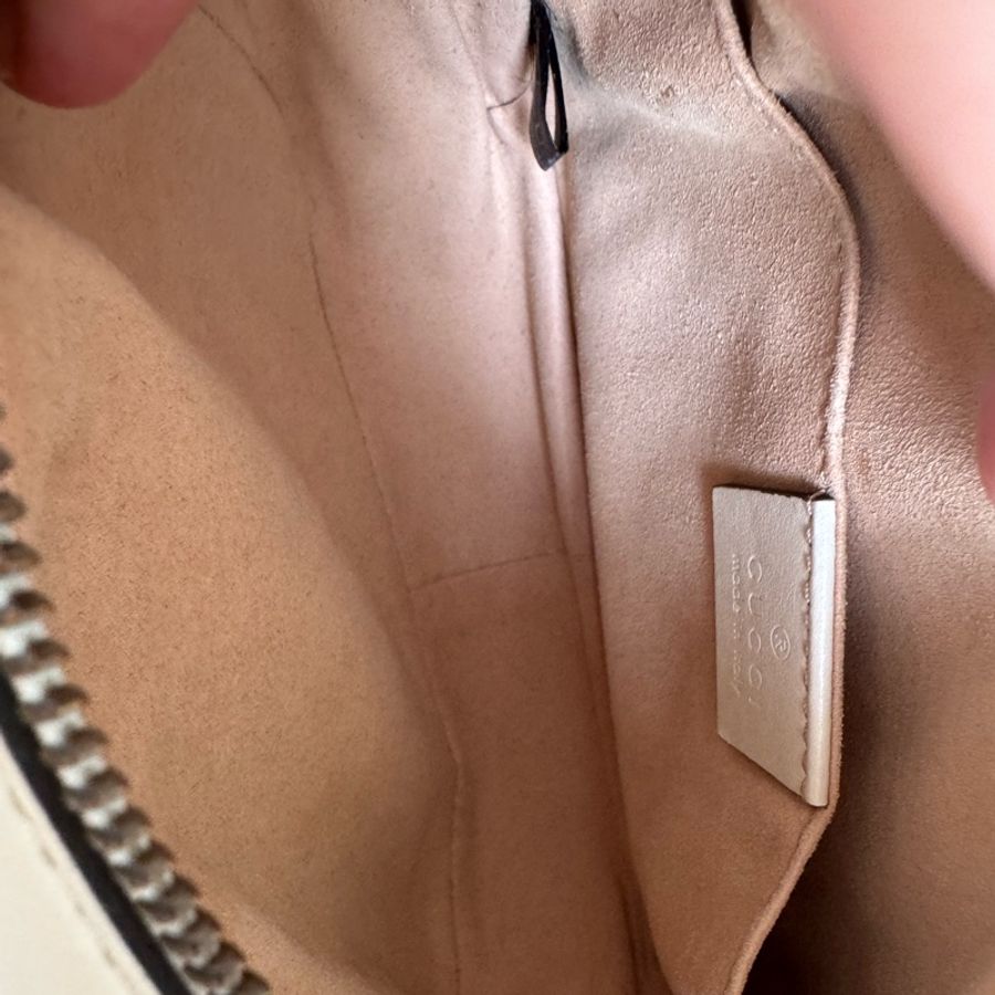 GG Marmont mini shoulder bag 奶油白 迷你相機包-14