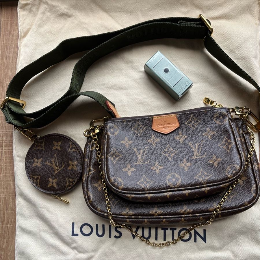 LV經典老花五合一麻將包|送寶格麗BVLGARI 5ml香水|Multi Pochette Accessoires-0