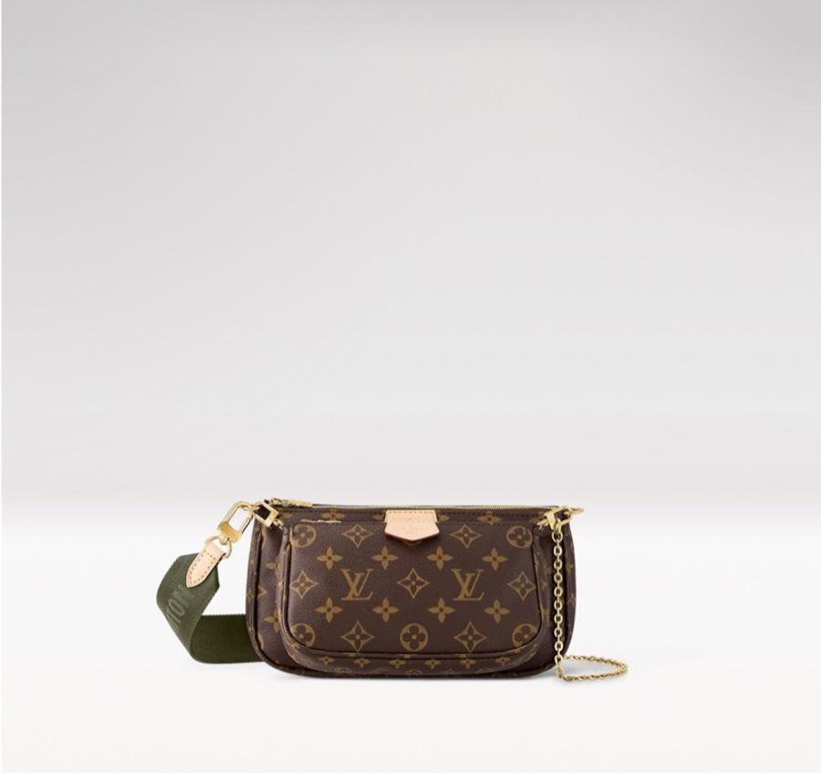 LV經典老花五合一麻將包|送寶格麗BVLGARI 5ml香水|Multi Pochette Accessoires-3