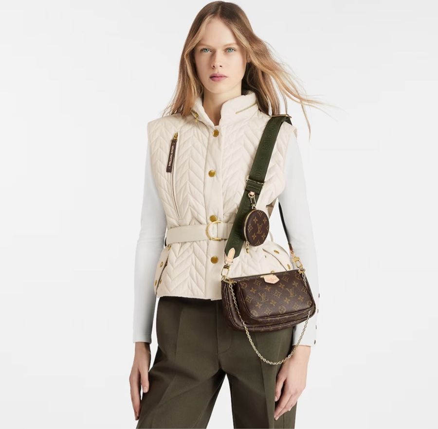 LV經典老花五合一麻將包|送寶格麗BVLGARI 5ml香水|Multi Pochette Accessoires-4