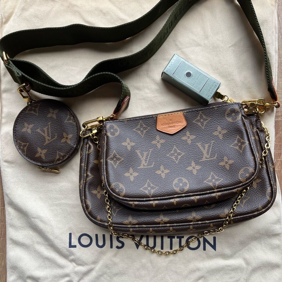 LV經典老花五合一麻將包|送寶格麗BVLGARI 5ml香水|Multi Pochette Accessoires-6
