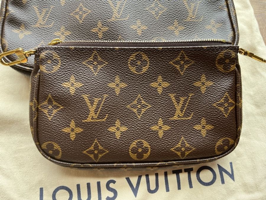 LV經典老花五合一麻將包|送寶格麗BVLGARI 5ml香水|Multi Pochette Accessoires-15