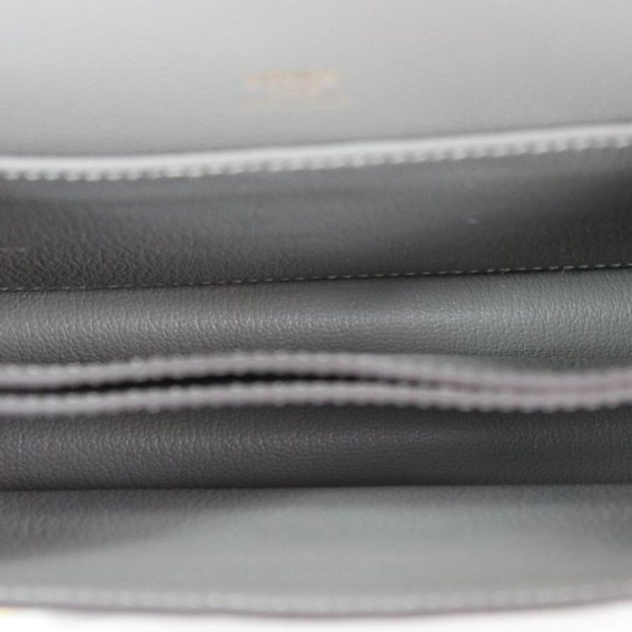 【巴黎站二手名牌專賣店】＊現貨＊HERMES 愛馬仕 真品＊Z刻積雨雲灰金釦MINI ROULIS豬鼻子肩背斜背包18-3