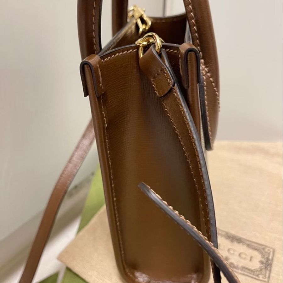 Gucci interlocking G迷你手提袋-6