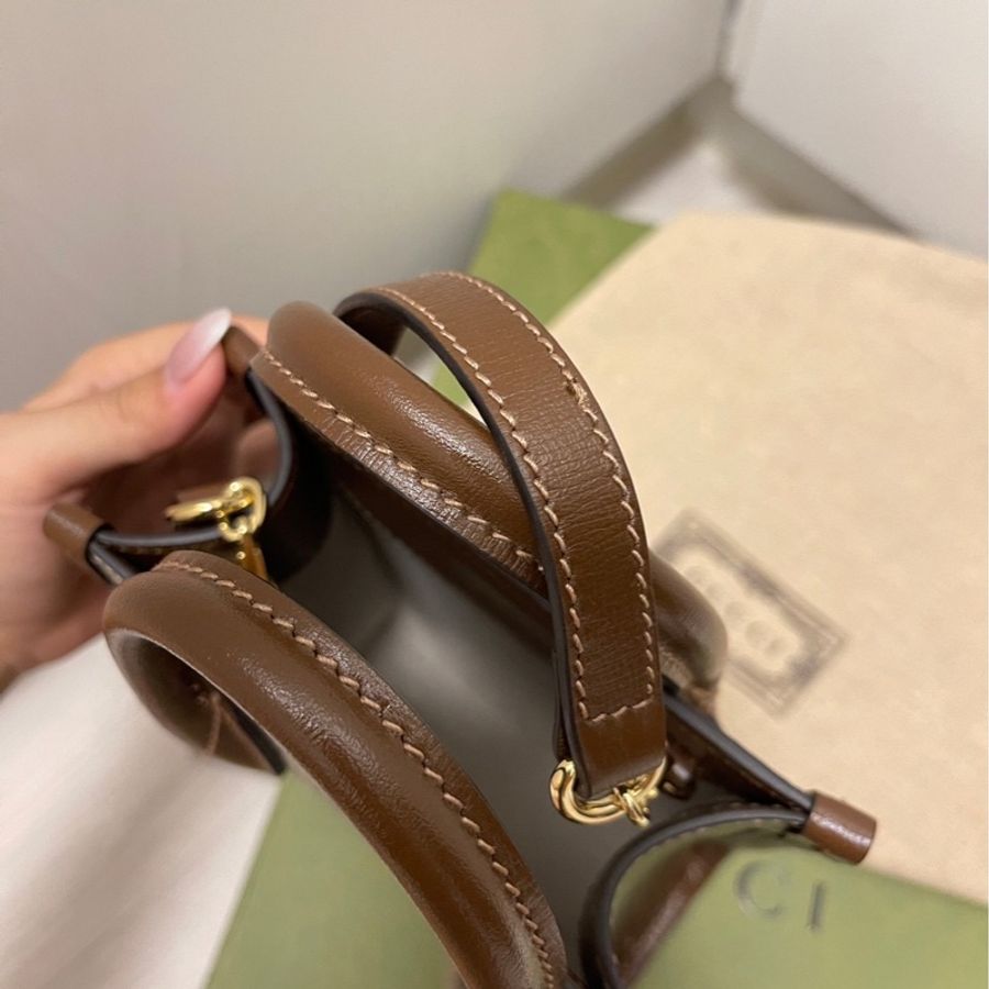 Gucci interlocking G迷你手提袋-8