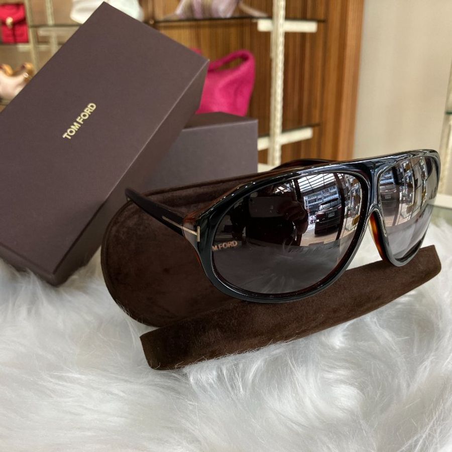 【舊愛新歡】TOMFORD黑咖啡飛行風墨鏡-1