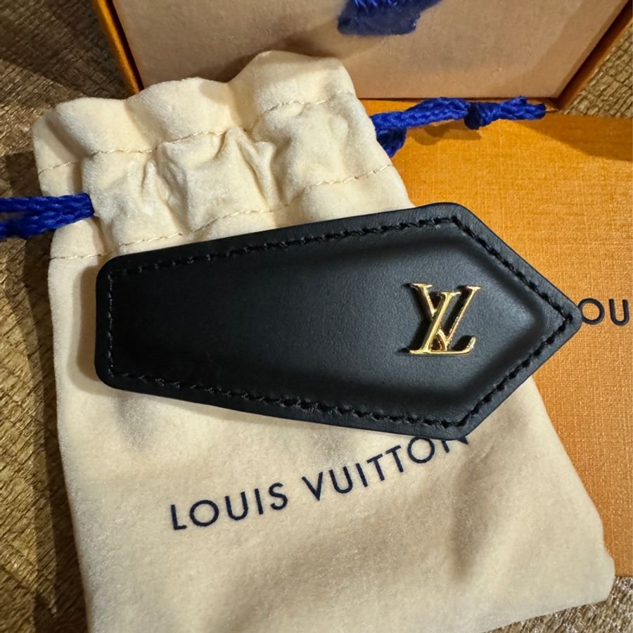 LOUIS VUITTON LV Backstage 皮革髮夾-5