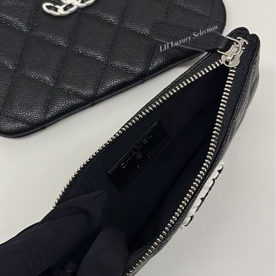 CHANEL 熊貓系列一字拉鍊錢包 【熊貓配色稀有款】-3