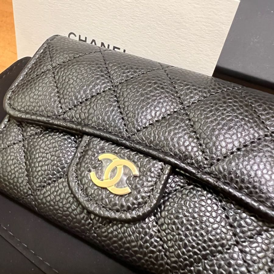 CHANEL 卡夾 金釦-3