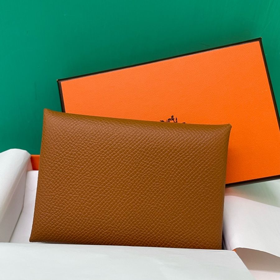 Hermes 愛馬仕 Calvi Duo 卡片夾/零錢包-5